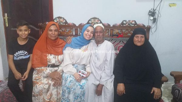 بسمة السرحي، الرابعة على كفر الشيخ بالدبلومات الفنية وأسرتها 