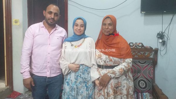 بسمة السرحي، الرابعة على كفر الشيخ بالدبلومات الفنية وأسرتها 