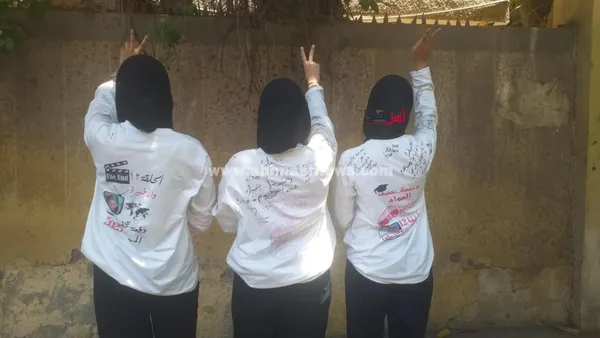 طالبات الثانوية العامة بكفر الشيخ 