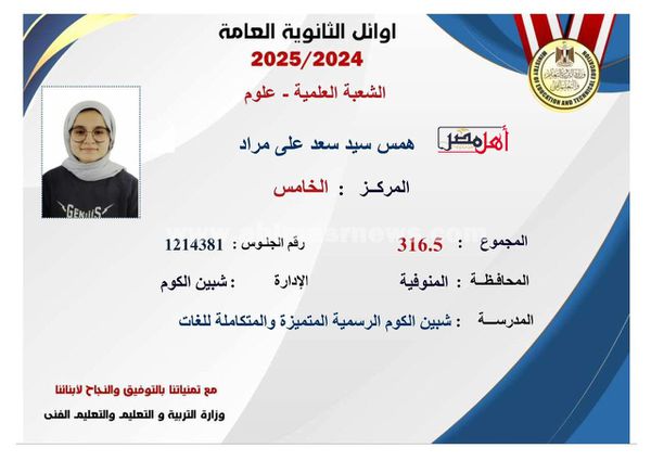 من أوائل الجمهورية.. مدرس يهدي طالبتين بالثانوية العامة «سبيكة ذهب عيار 24» وزن 5 جرامات
