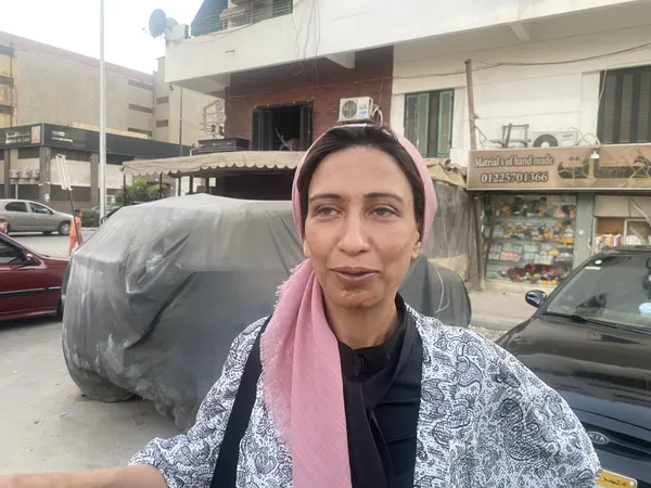 هبه وصفى السيدة المسحولة من سائق السيارة الاجرة ببورسعيد 