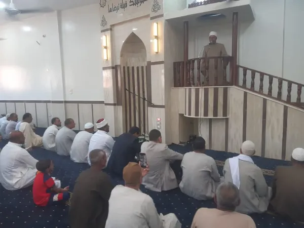 افتتاح مسجد النور بقرية البهسمون 