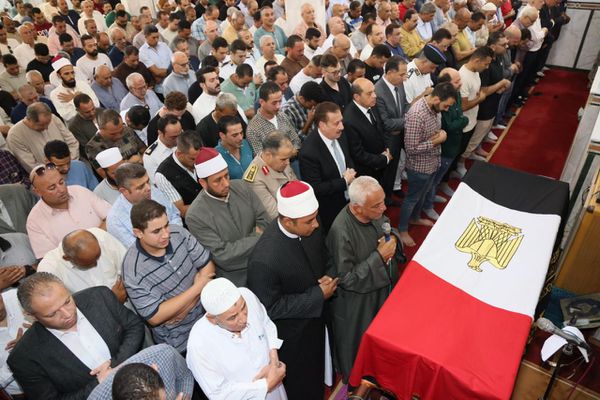 تشييع جثمان الرائد أحمد حافظ 