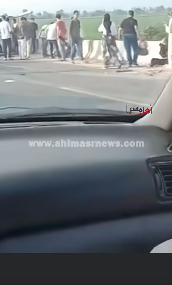 جانب من الحادث 