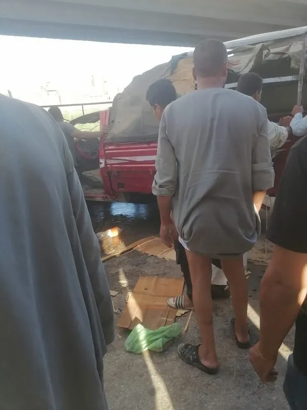 جانب من الحادث 