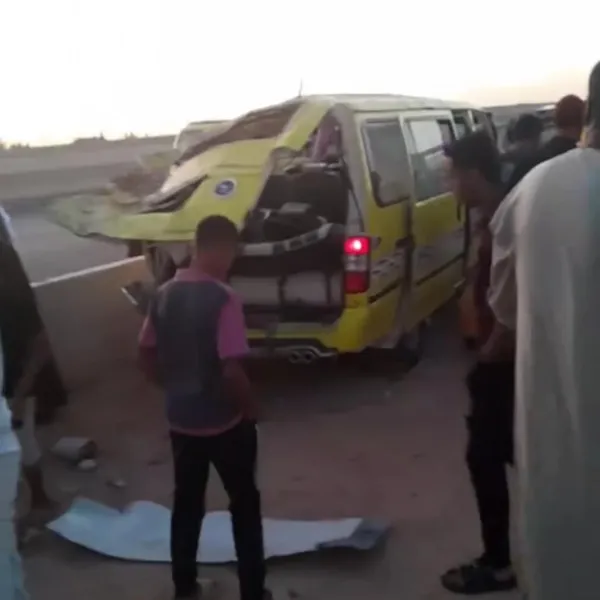 جانب من الحادث 