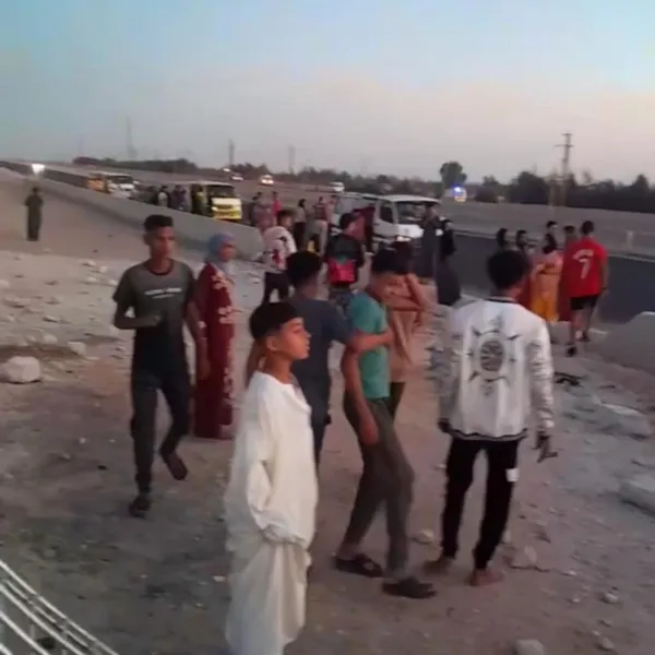 جانب من الحادث 