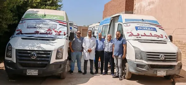 من تفاصيل القافلة الطبية