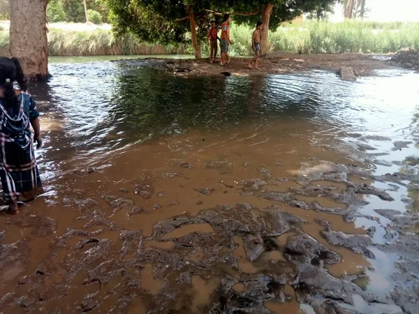 جانب من كسر الماسورة