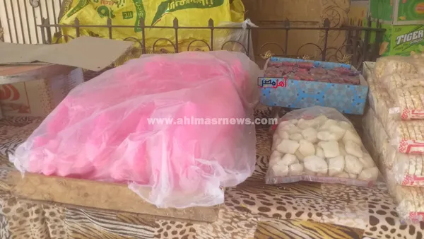 حلوى المولد بأسواق كفر الشيخ
