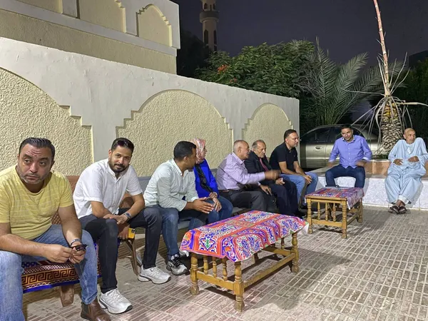 زواج زوجين من كبار السن 