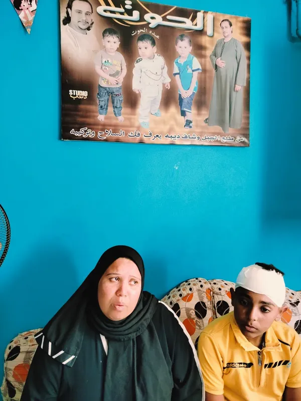 زوجة المتوفي راغب