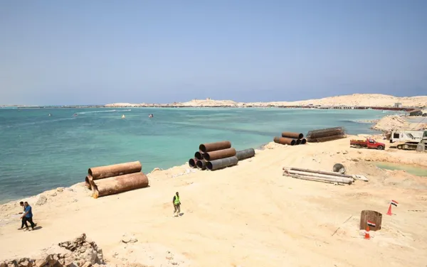 زيارة وزير الاسكان لمطروح 