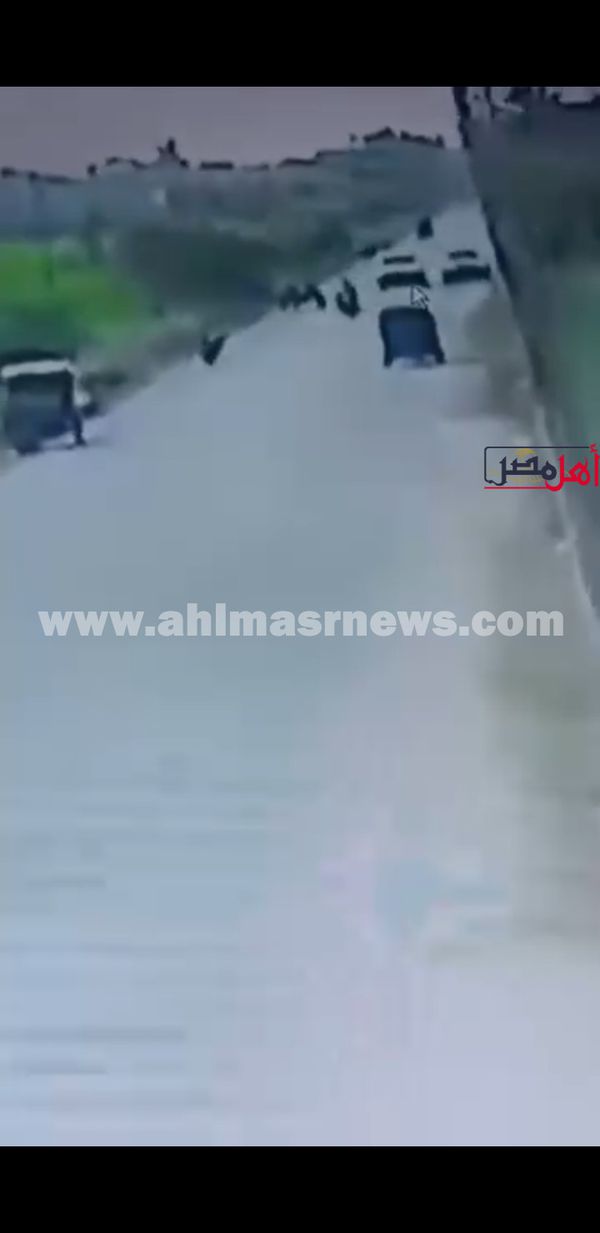 لحظة وقوع الحادث 