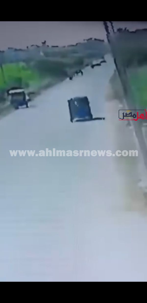 لحظة وقوع الحادث 