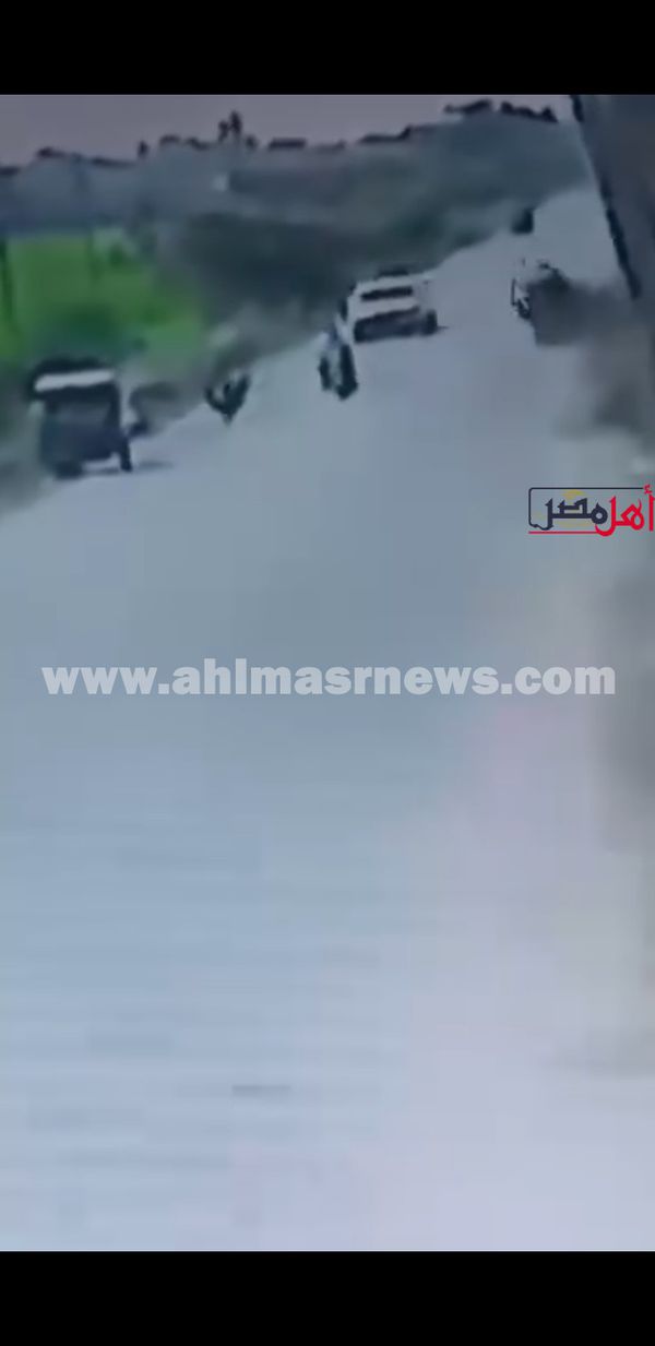 لحظة وقوع الحادث 