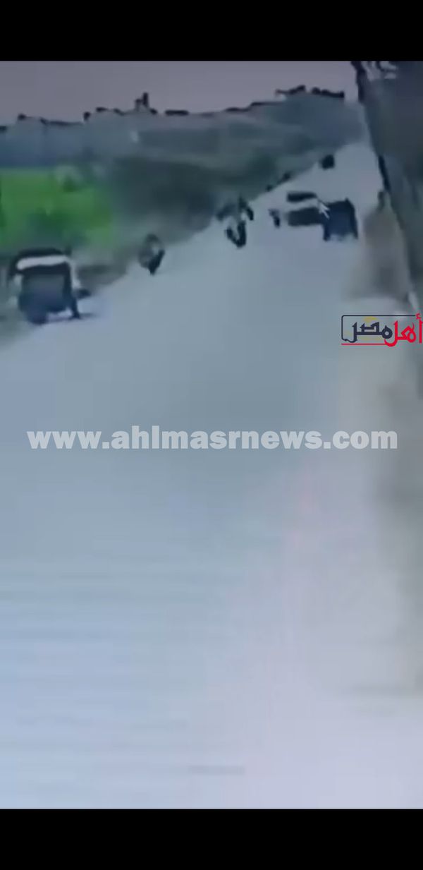 لحظة وقوع الحادث 