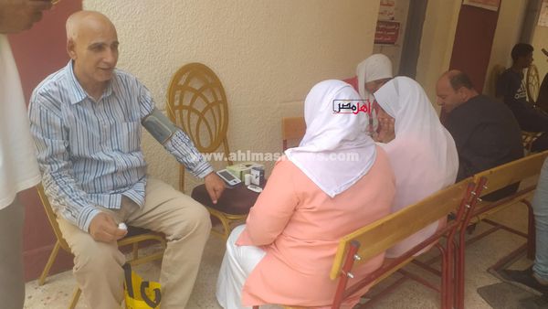 مبادرة 100 صحة تقدم خدماتها للناخبين بلجان كفر الشيخ  