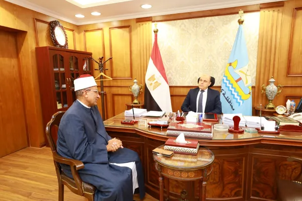 محافظ كفر الشيخ يبحث مع رئيس المنطقة الأزهريّة الجديد ملف التعليم الأزهرى وتعزيز دور الأزهر في التوعية المجتمعية