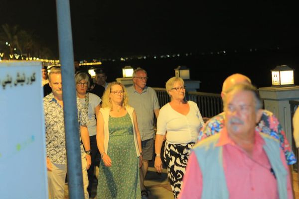 جانب من الزيارة