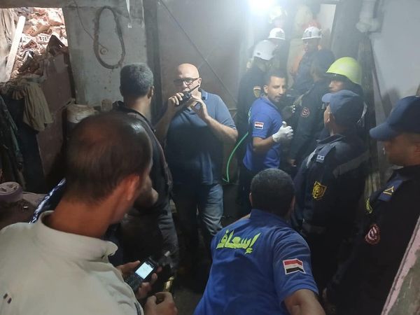 حريق مصبغة بالمحلة الكبرى