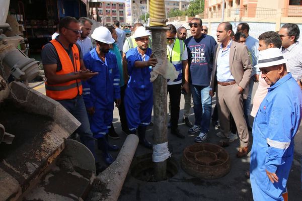 مياه كفر الشيخ تنفذ مناورة لمواجهة مياه الأمطار والسيول