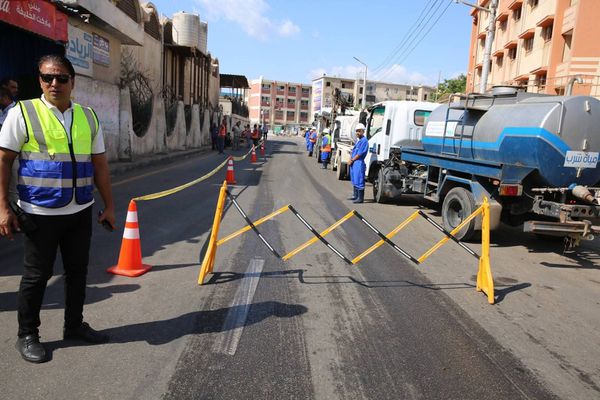 مياه كفر الشيخ تنفذ مناورة لمواجهة مياه الأمطار والسيول