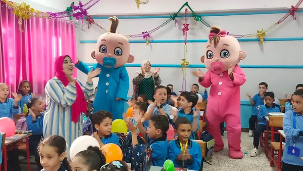 احتفالات بدء العام الدراسي الجديد بكفر الشيخ 