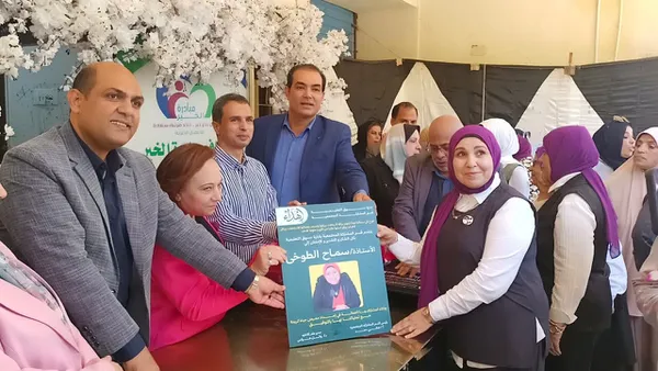افتتاح معرض مبادرة الخير بدسوق 