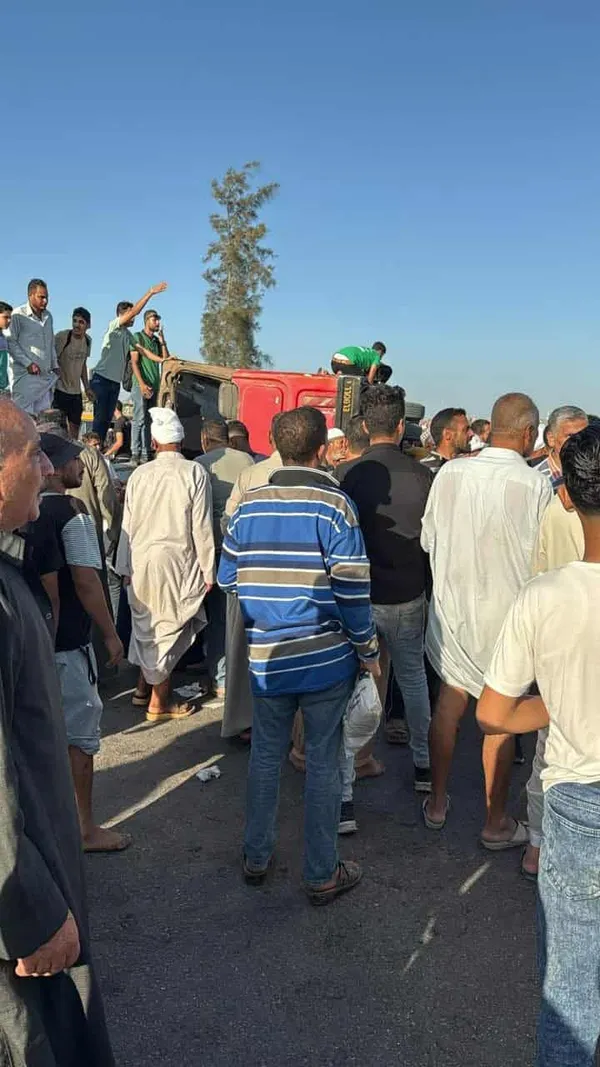 جانب من الحادث 
