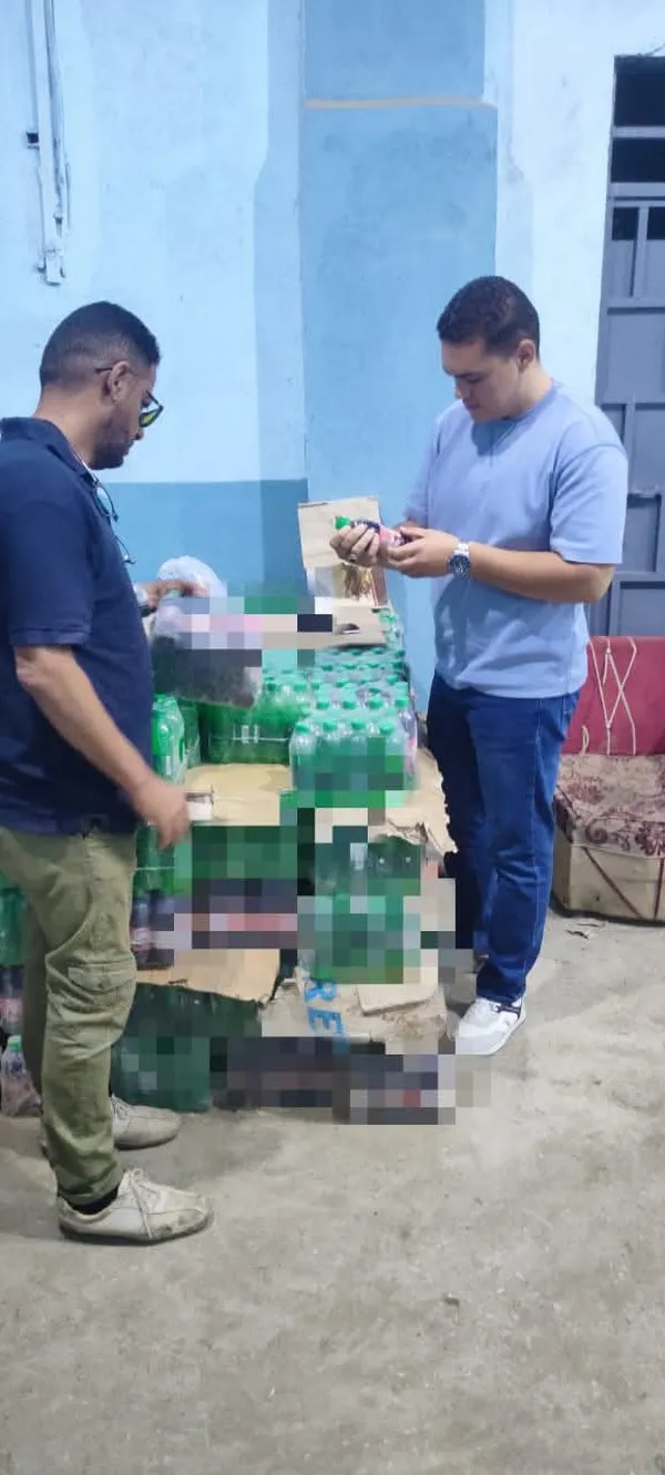 جانب من المضبوطات 