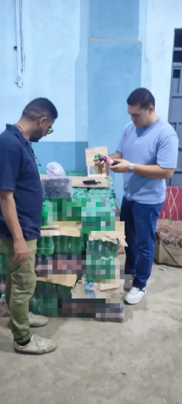 جانب من المضبوطات 