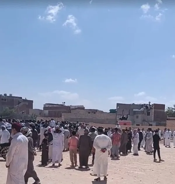 جنازة الشاب المقتول في ليبيا 