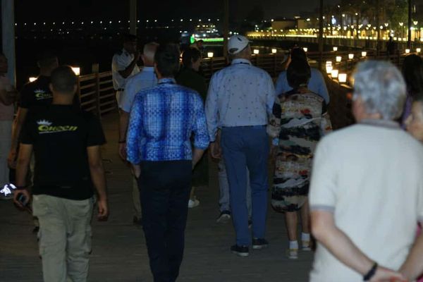 جانب من الزيارة