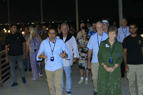 جانب من الزيارة