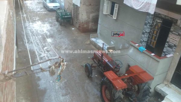 هطول أمطار بكفر الشيخ