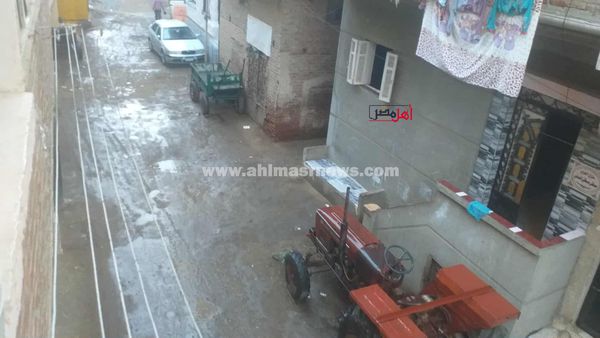 هطول أمطار بكفر الشيخ