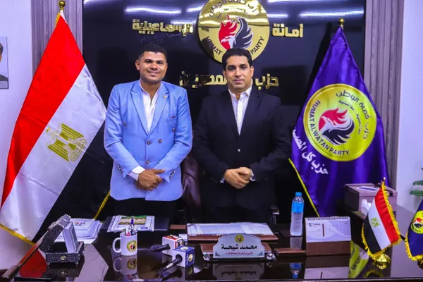 أمين عام محافظة الإسماعيلية لحزب حماه الوطن مع حوار صحفي بجريده أهل مصر 