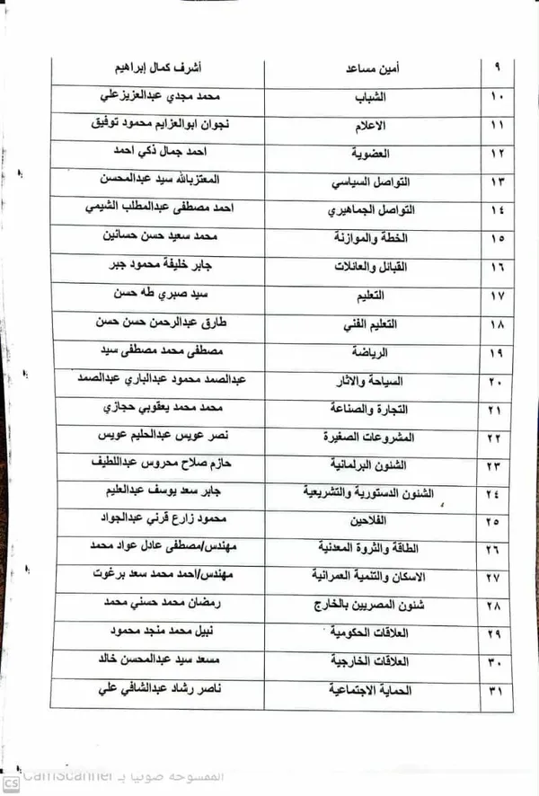 استقالات جماعية لأمانة مركز الواسطى 