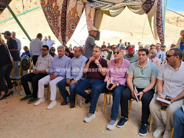انطلاق المؤتمر الصحفي العالمي لافتتاح مقبرة الملك أمنحتب الثالث بوادي الملوك بالأقصر