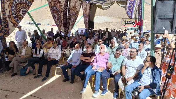 انطلاق المؤتمر الصحفي العالمي لافتتاح مقبرة الملك أمنحتب الثالث بوادي الملوك بالأقصر