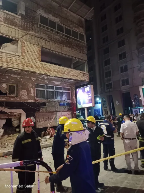 انهيار عقار قديم في العصافرة