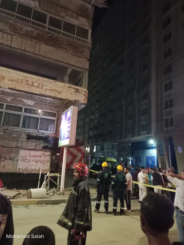 انهيار عقار قديم في العصافرة