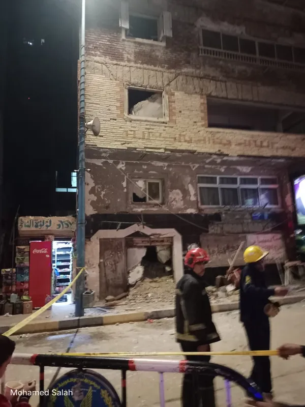 انهيار عقار قديم في العصافرة