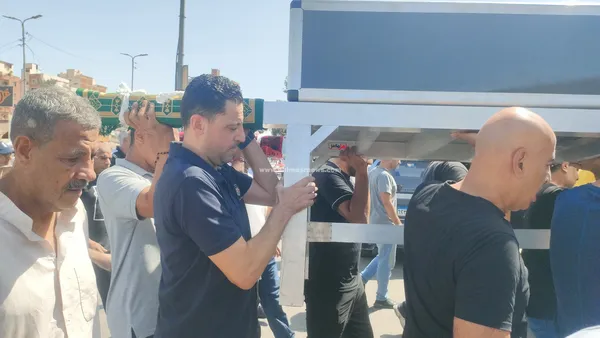 تشييع جثمان والد الكابتن محمد محسن ابو جريشه 
