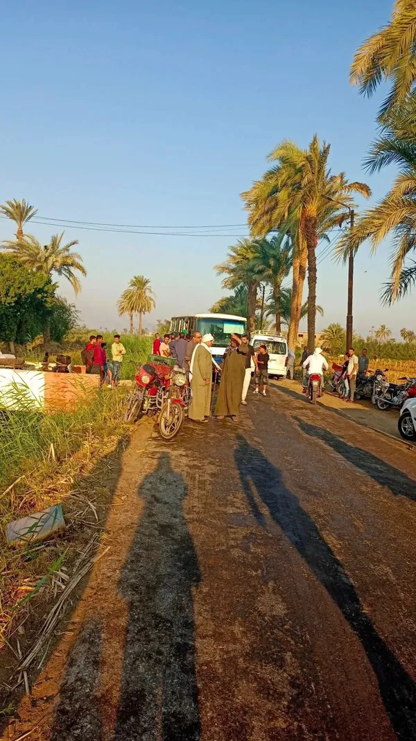 جانب من الحادث 