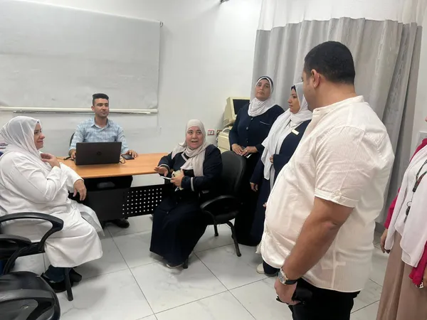 جانب من تفقد لجان الفحص 
