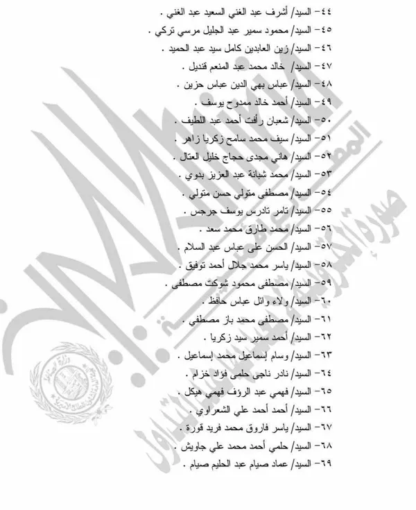 قرار تعيين القبطان ولاء حافظ بمجلس الشيوخ 