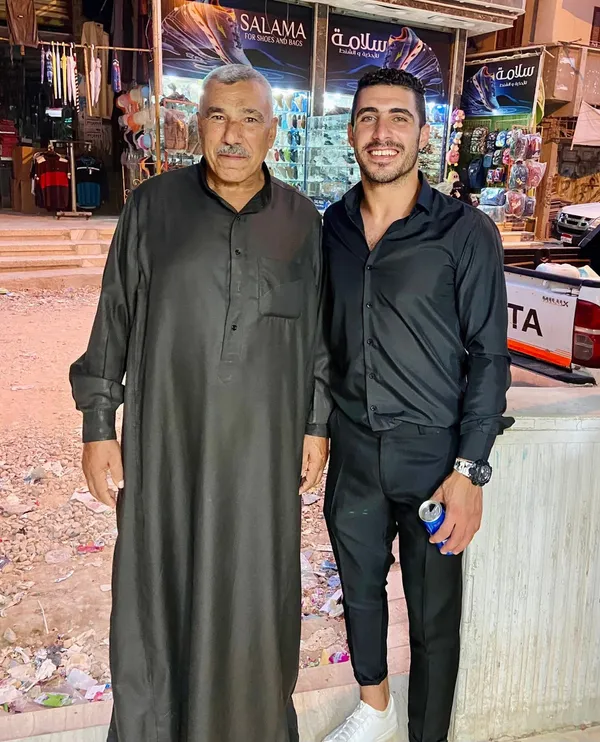 كابتن محمد ربيعة ووالده