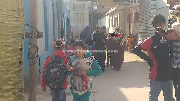 إقبال السيدات على اللجان الانتخابية بكفر الشيخ 